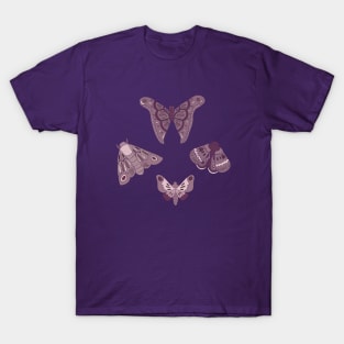 Purple Moths T-Shirt